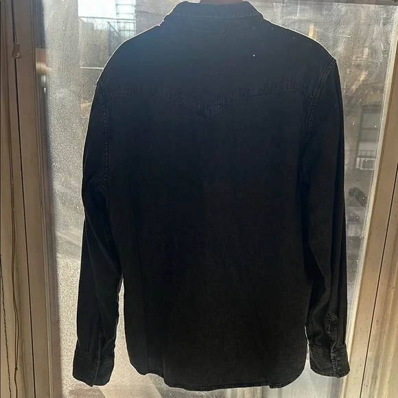 Levi's Black Denim Shirt - Picture 3 of 3